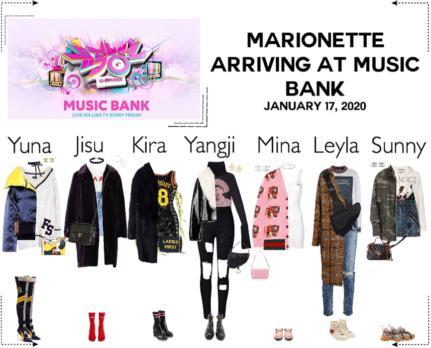 MARIONETTE (마리오네트) Arriving At Music Bank