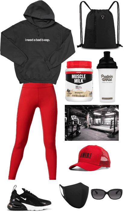 addison rae inspired gym outfit