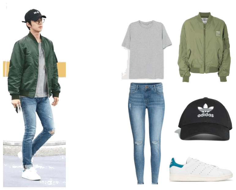 Female outfit of Sehun airport outfit