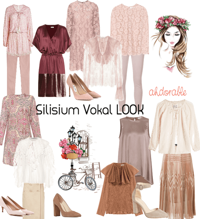 Silisium Vokal Outfit - stagewear for vocalgroup, romantic pink
