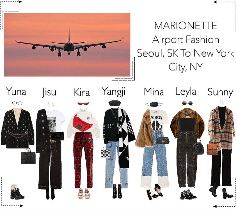 MARIONETTE (마리오네트) Airport Fashion | Seoul, SK to New York City, NY