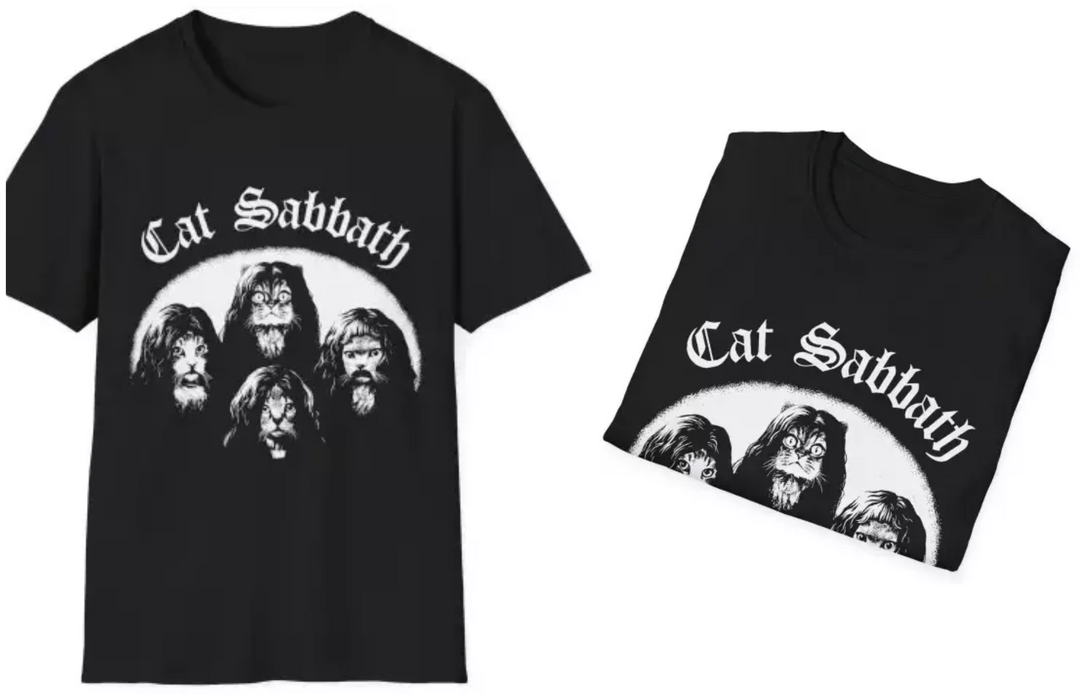 Funny Cat Sabbath Black Sabbath T-Shirt