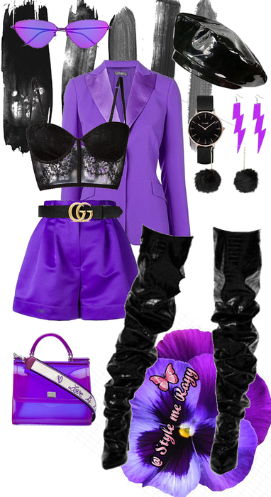 Purple and Black 💜😈🦄☂️🔮