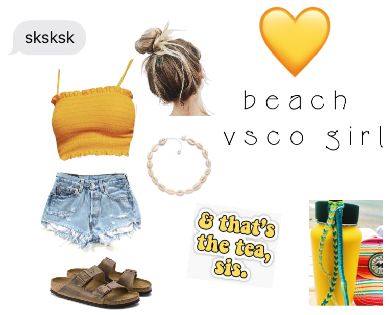 Types of vsco's: beach
