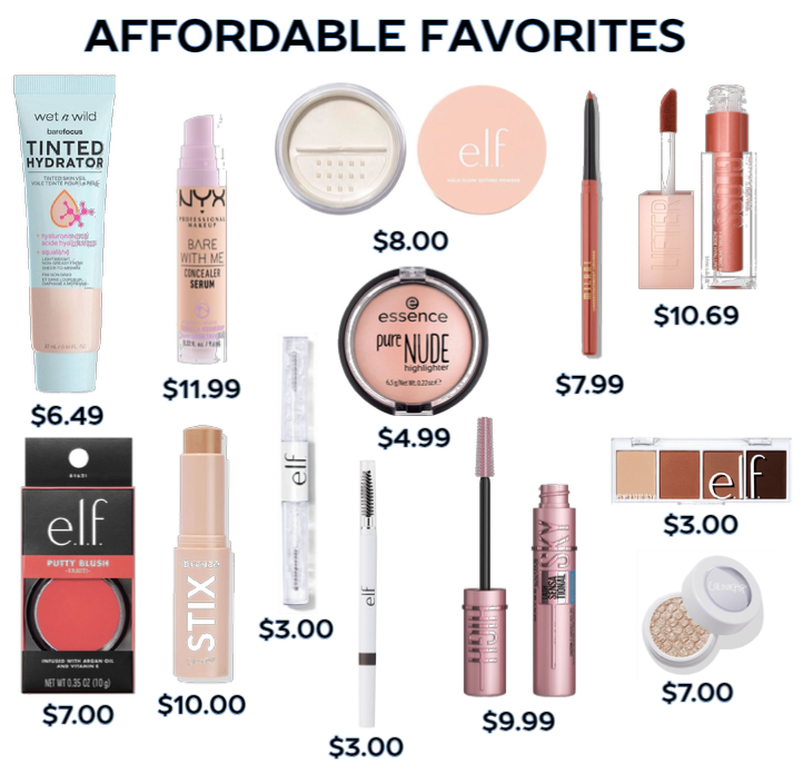 Affordable Makeup Favorites