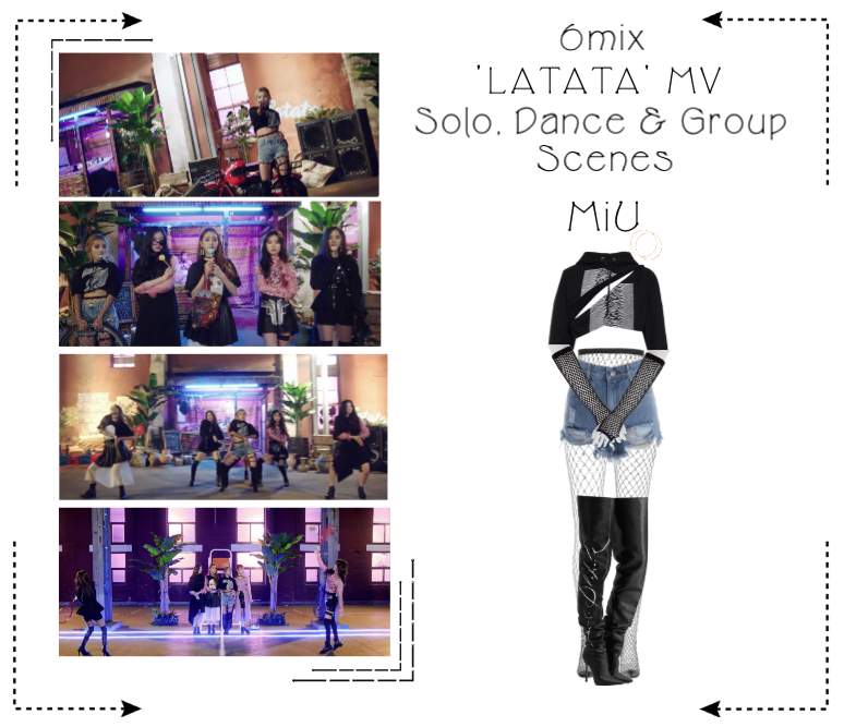 《6mix》'LATATA' Music Video-MiU's 2nd Outfit Scene