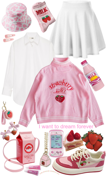 I want to dream forever: strawberry shortcake