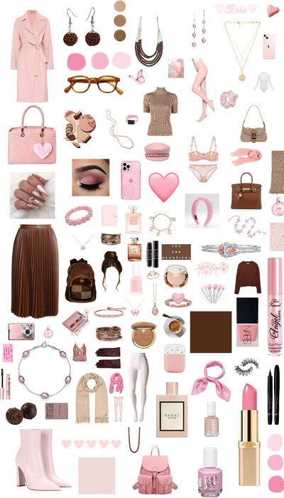 Brown and Pink Outfit