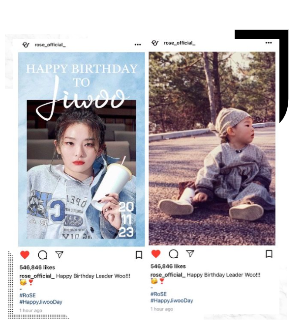 {RoSE} [Jiwoo] Birthday Instagram Post