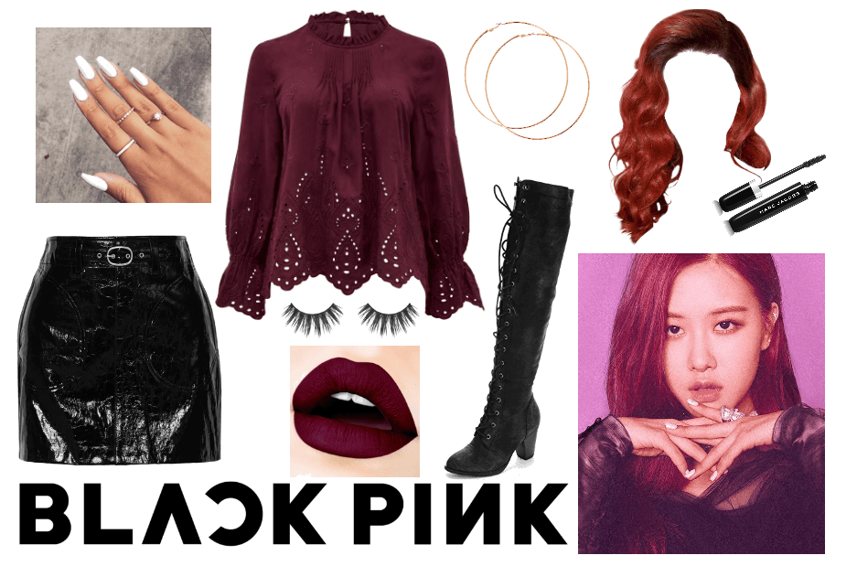 Blackpink Rose outfit