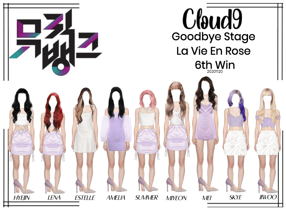 Cloud9 (구름아홉) | Music Bank | 6th Win | 20201120