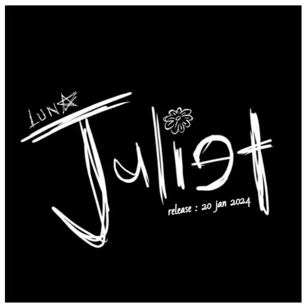 Luna's comback poster "JULIET"