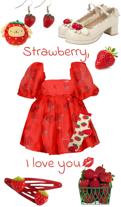 Strawberry outfit 🍓