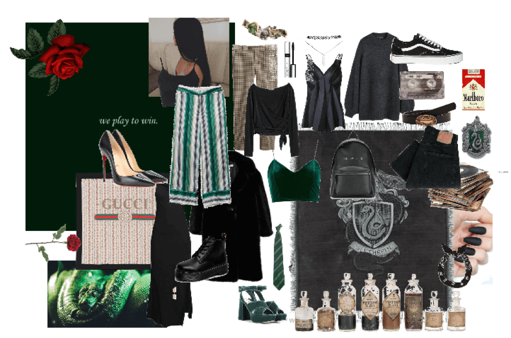 90´s slytherins in fall