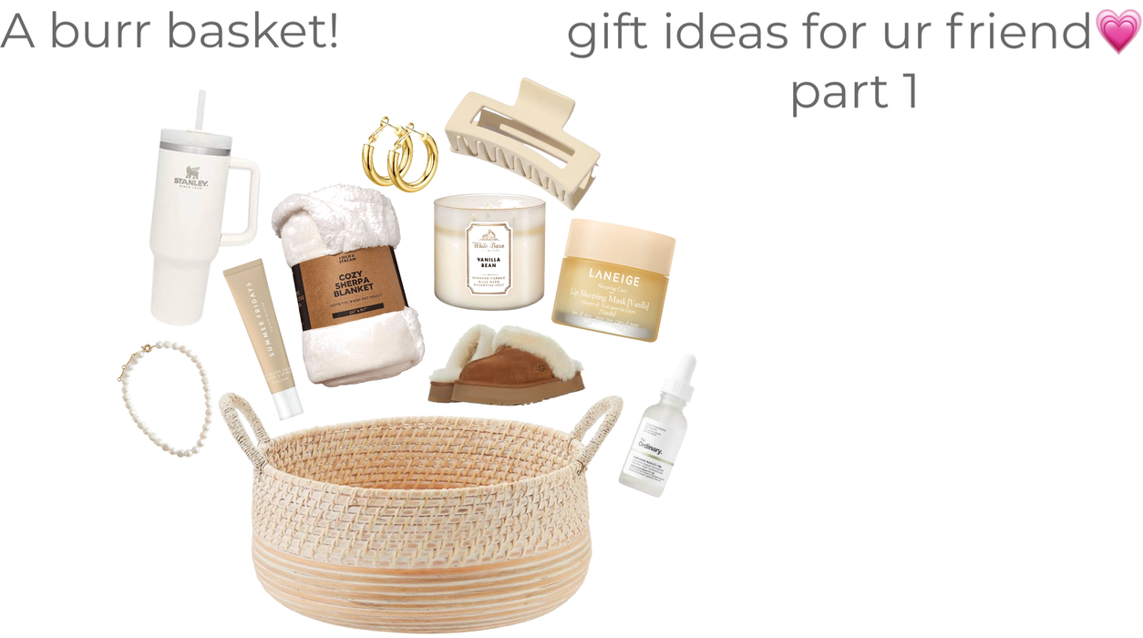 gift ideas for ur friend! part 1, A burr basket!