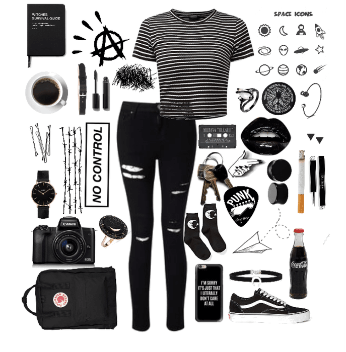 Black // “I’ll stop wearing black when they make a darker color”