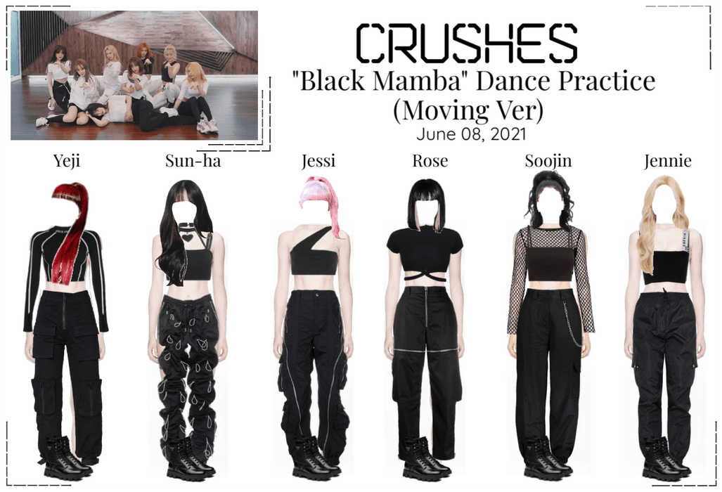 Crushes (호감) "Black Mamba" Dance Practice