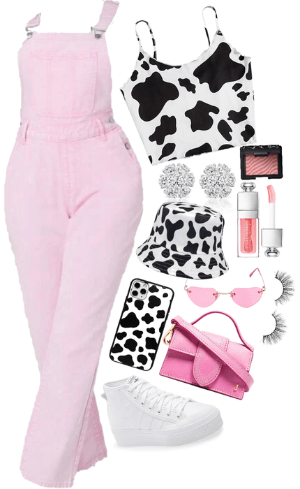 pink with a dab of cow 💕