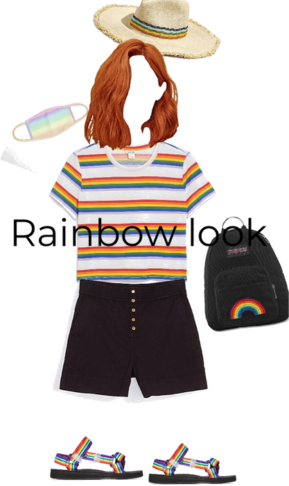 Rainbow look