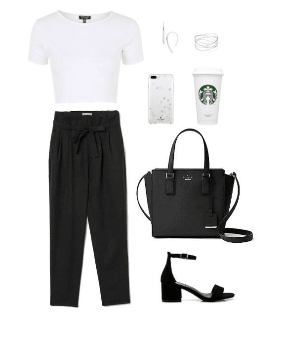 Paper-Bag Pants Outfit