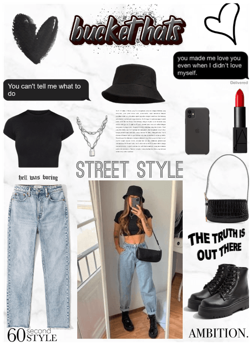 Bucket  Hat Outfit