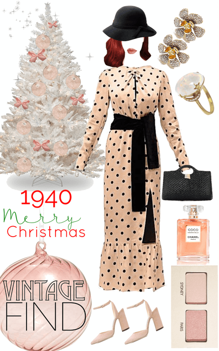 1940’s Holiday Dress