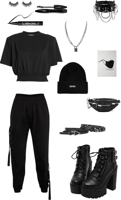 Emo Outfit - ⛓🔗🖤🔒