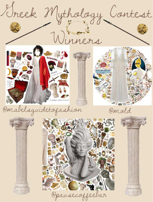 Greek Mythology Challenge Winners