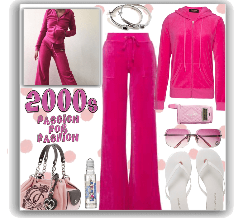 back to the 2000s  - juicy couture velour track suit