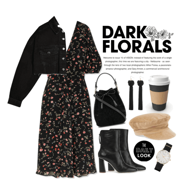 Fall Floral Dress