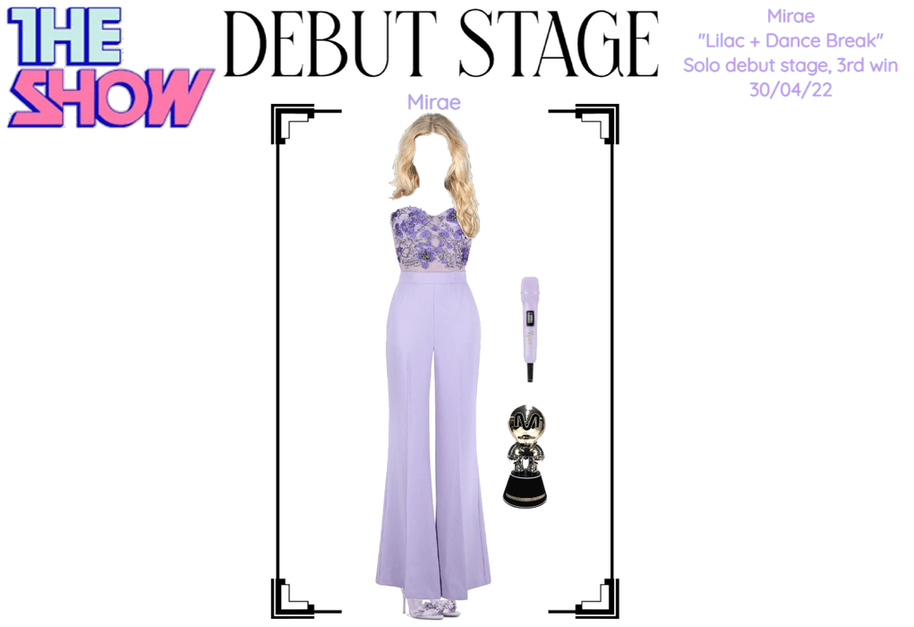 Mirae solo debt stage lilac the show