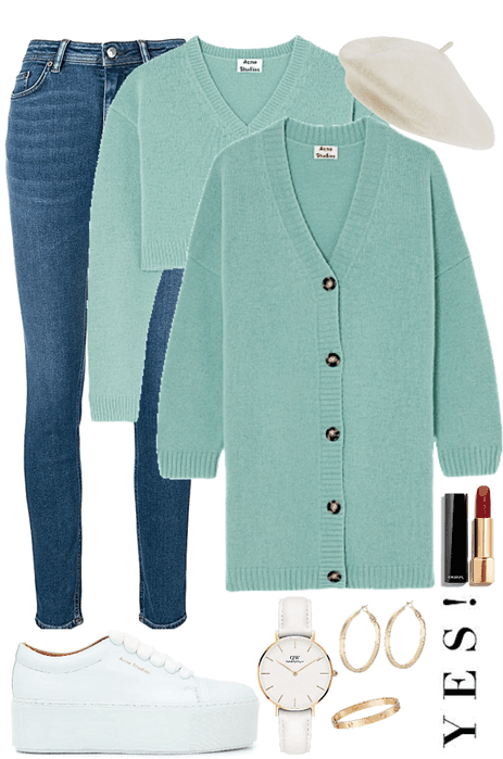 how to style a cardigan at fall
