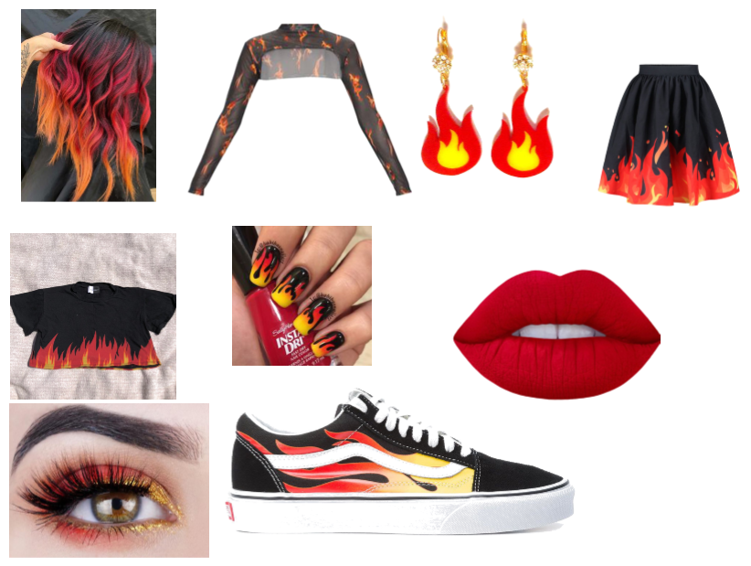 Fire outfit for Layla