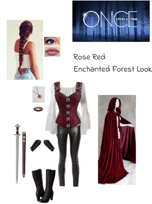 Once Upon a Time: Rose Red Enchanted Forest Look