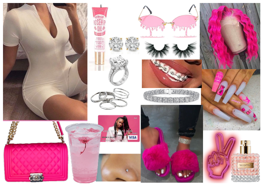 Pink baddie outfit💕🥰