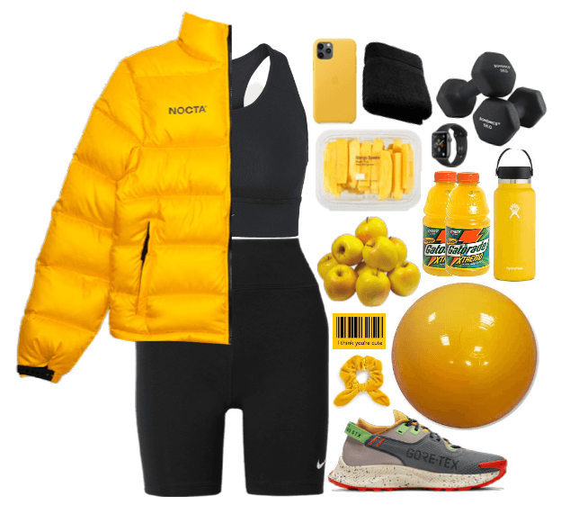 Sporty Look. Yellow+Black