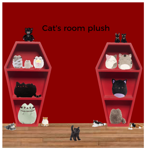 Cat's room plush by Giada Orlando 2019
