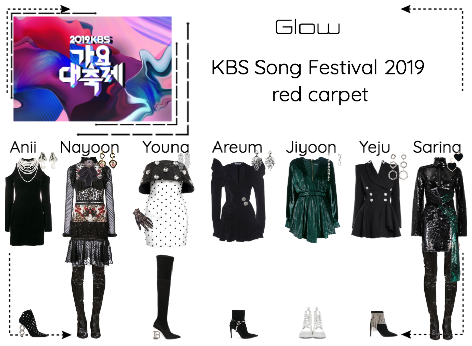 Glow KBS Song festival 2019 red carpet