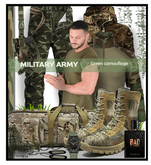 Military Army Green Camouflage