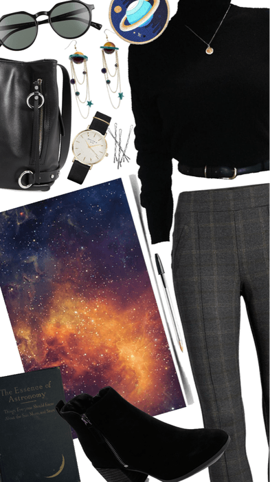 Space inspired outfit