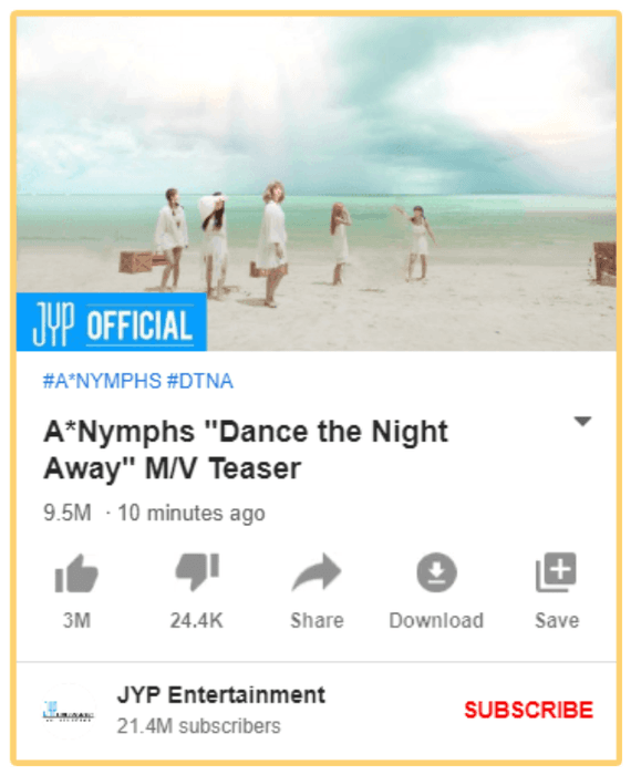 A*Nymphs "Dance the Night Away" M/V Teaser