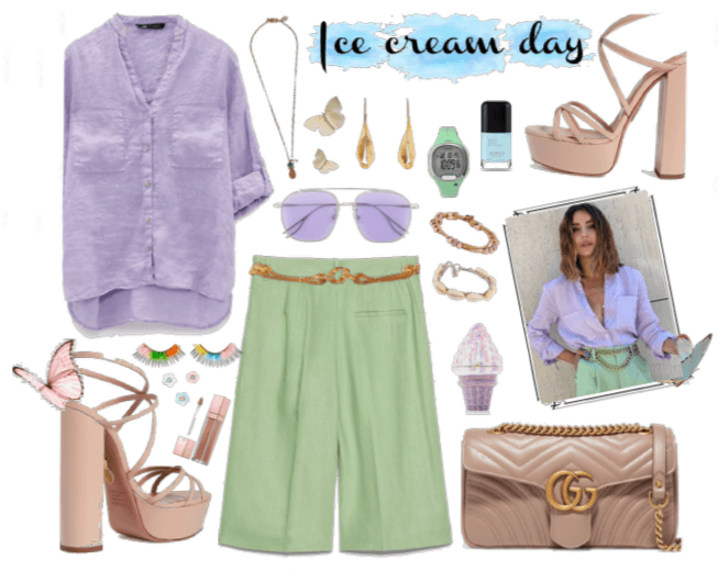 IceCream Day: Pastel colors