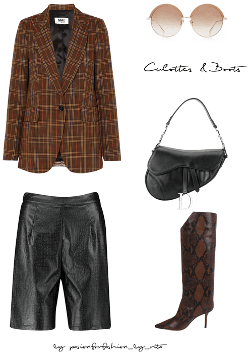 Culottes and boots