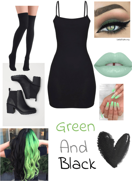 green/black