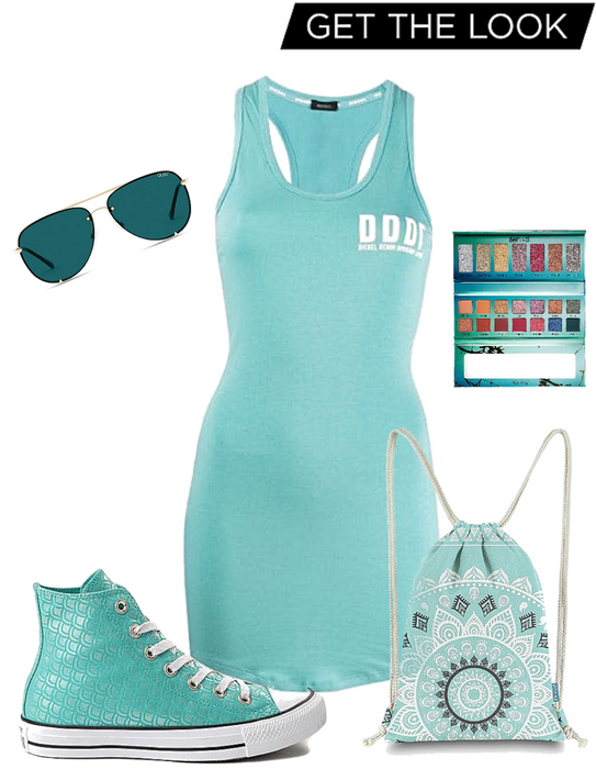 sporty teal