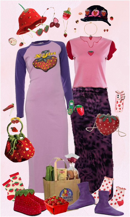 Pink, Purple and Strawberries
