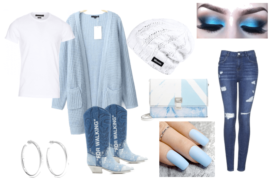 Poppi's Light Blue outfit