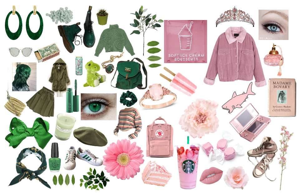 Green and Pink :D