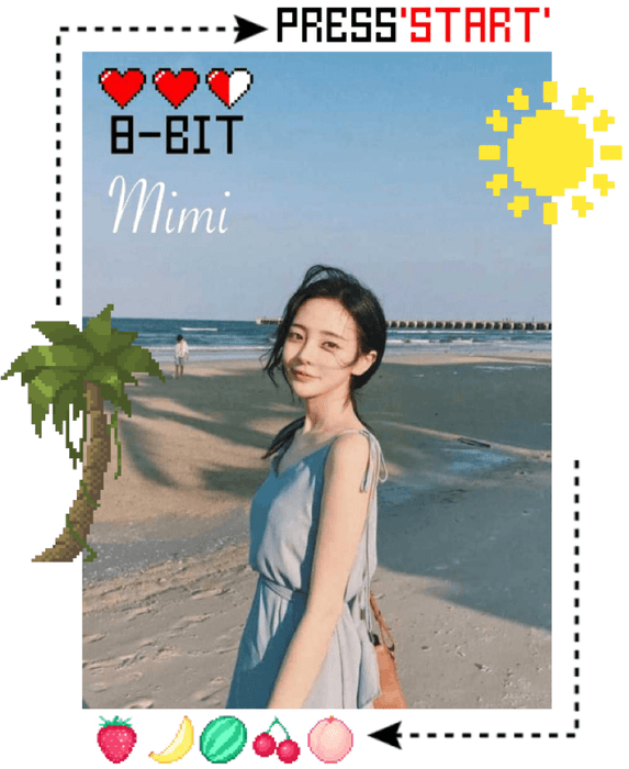 ⟪8-BIT⟫ Mimi "PRESS 'START'" Concept Photo