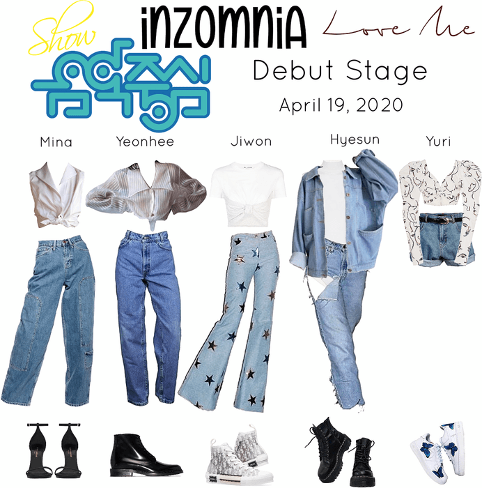 INZOMNIA ‘Love Me’ Debut Live Stage on Music Core Outfits 04.20